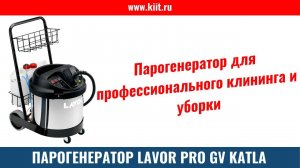 Профессиональный парогенератор Lavor GV KATLA - парогенератор для профессионального клининга