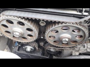 Лада Веста,,,ГРМ замена в 105 000км,,,и что осталось от заводского!!!