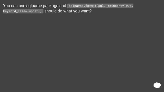How to pretty format the printing of SQL Queries in SQLAlchemy? смотреть онлайн