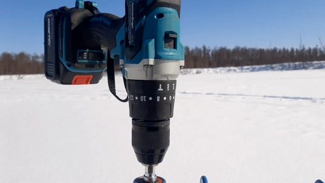 Шуруповерт для ледобура из Китая. Безщеточный шуруповерт Heimerdinger. Шурик из Алиэкспресс. смотреть онлайн