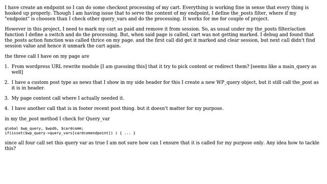 Wordpress: the_posts filter been called multiple time смотреть онлайн