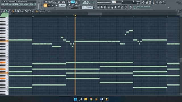 Joji - Glimpse Of Us (MIDI + FLP) (FL Studio Piano Tutorial / Cover) смотреть онлайн
