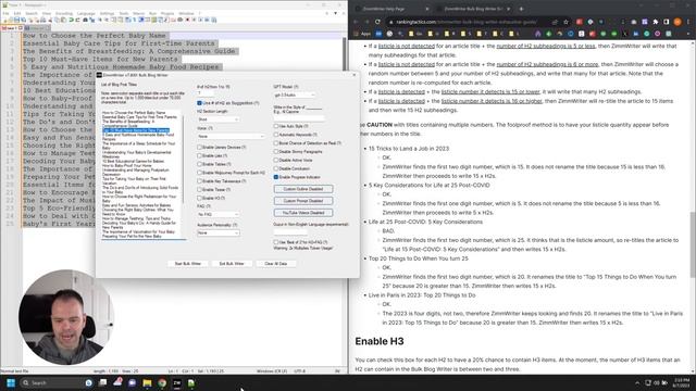 Unlocking Dynamic H2s and the Power of Listicles in ZimmWriter! смотреть онлайн