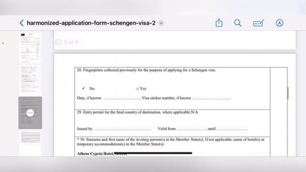 How to fill Schengen Visa Application form | Schengen Visa