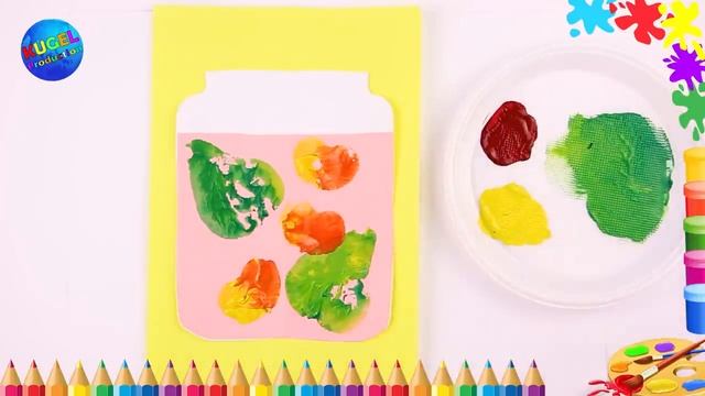 Фрукты. Лёгкие рисунки для детей. Компот. Учимся рисовать. Простые рисунки малышам. Рисуем гуашью смотреть онлайн