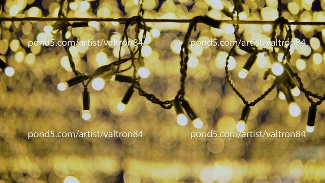 Bokeh from the New Year's garland смотреть онлайн