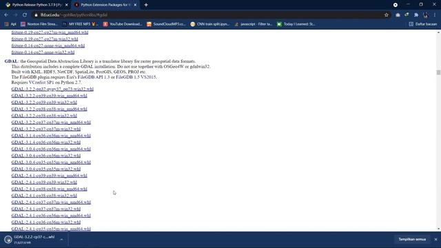 Tutorial Instalasi Python dan Library GDAL pada Python 3.7 смотреть онлайн