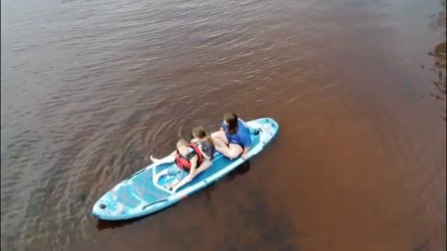 MyBoat 11 ft Dog friendly inflatable paddle board, Lake Ocean Pond, Florida смотреть онлайн