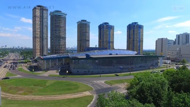Аэросъемка: Дворец спорта Янтарь смотреть онлайн