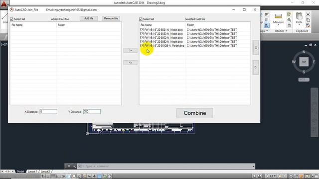 COMBINE MULTIPLE FILES INTO ONE FILE ON AUTOCAD | ✅ Just one click смотреть онлайн