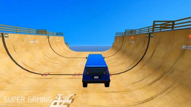 spiderman ice ramp and mega ramp GTA 5 offline challenge смотреть онлайн