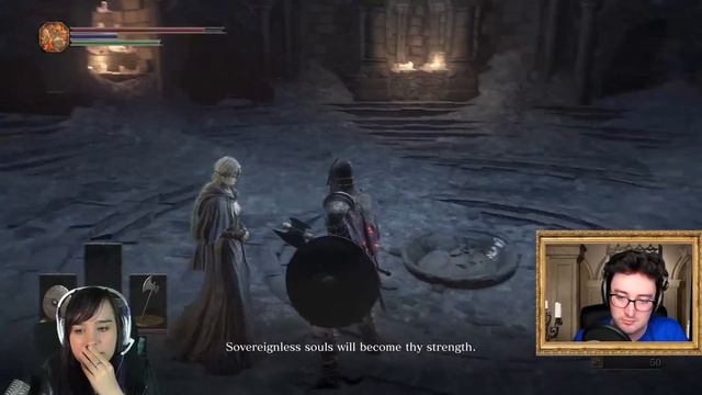 Playing Dark Souls 3 for the First Time! Soulsborne Noob vs Dark Souls 3 - Ellen's Souls Academy смотреть онлайн
