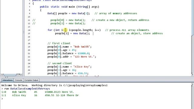 13 Java arrays: parallel arrays, arrays of objects, and even data classes смотреть онлайн