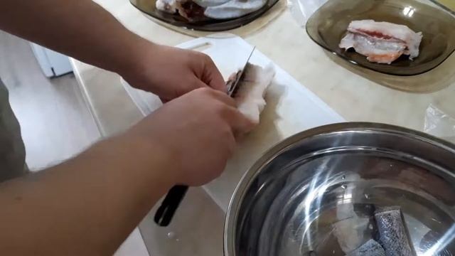 Заготовки из рыбы/Покупки с Фикс прайса/Уборка/Запеканка  с минтаем в сметане?