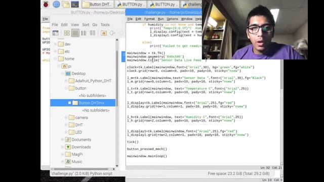 Raspberry pi python dot-22 UI challenge code it смотреть онлайн