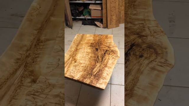 Журнальный столик из карельской березы. 900х600. Мраморный рисунок . Эксклюзив смотреть онлайн