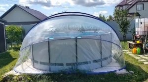 Купол тент для бассейна