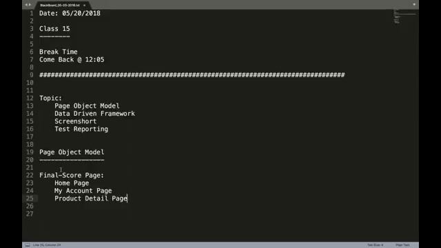 CB JAVA SDET CLASSROOM 2018-05-20 VIDEO-15 смотреть онлайн
