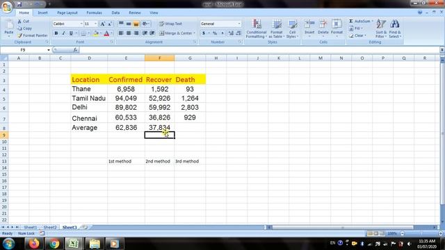 MS Excel - Use Average Formula смотреть онлайн