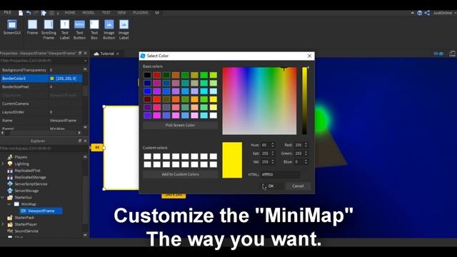 ROBLOX-Studio I How to make a MiniMap ?️ смотреть онлайн
