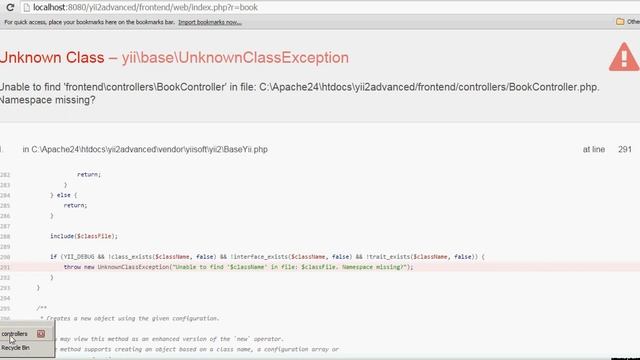 Unable to find frontend controllers namespace missing ~ GII Yii 2 смотреть онлайн