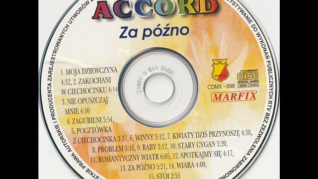 Accord - Pocztówka z Ciechocinka (Za późno CD) (Disco-Polo) смотреть онлайн