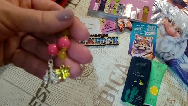 Вязальный новогодний маскарад! Снимаем маски)))) новогодний обмен подарками?? смотреть онлайн