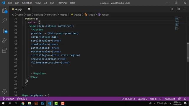 React Native parte 3 Google Maps explicación смотреть онлайн