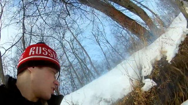 Рыбалка на маленькой речке , лочуга у речке и 2 разных костра. смотреть онлайн
