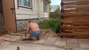 Укладка тротуарной плитки 40х40 своими руками
