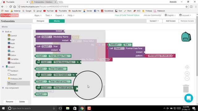Firebase data with time | How to link thunkable to Firebase | Thunkable tutorial in Hindi | смотреть онлайн