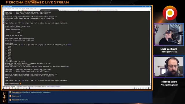 Setting Up Alerts and Basic Automation for MySQL - Percona Community MySQL Live Stream & Chat смотреть онлайн