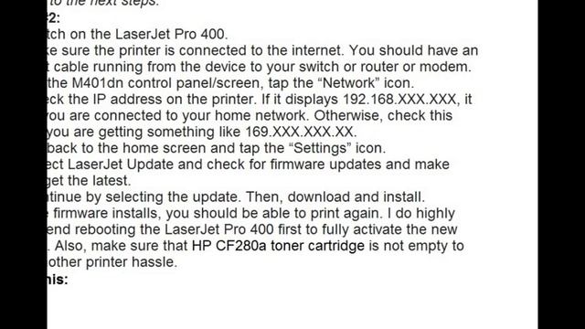 HP LASERJET PRO 400 SERVICE ERROR 79 смотреть онлайн
