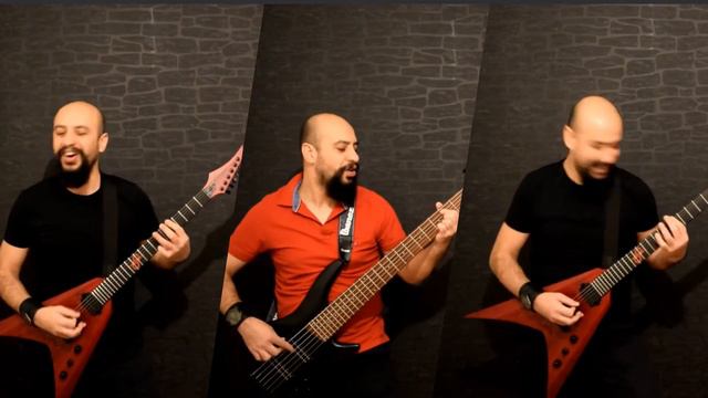 Power wolf we drink your blood Guitar and Bass Cover смотреть онлайн
