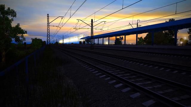 ВЛ8 С товарным поездом ранним утром Trainz 2019 смотреть онлайн