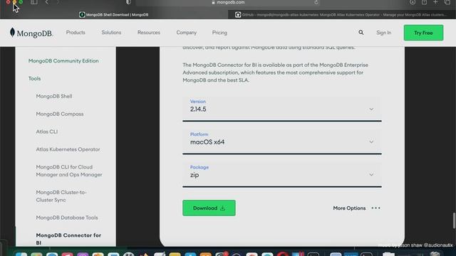 MongoDB Command Line Database Tools Download for MAC OS Official Site смотреть онлайн