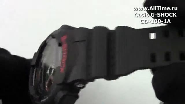 Обзор. Мужские наручные часы Casio G-SHOCK GD-100-1A смотреть онлайн