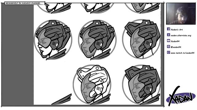 Warframe - Clan Emblem Design [Drawing Time Lapse] смотреть онлайн