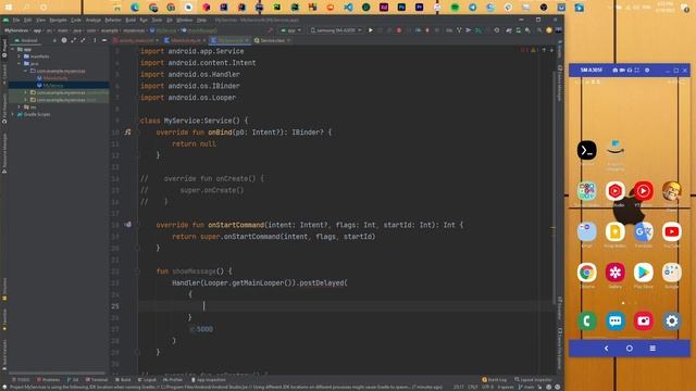 #80 Android Kotlin Development 2022 [Arabic] | Background service смотреть онлайн