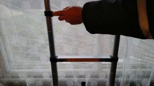 Лестница телескопическая алюминиевая 320 см 8 кг STARTUL Видеоотзыв (обзор) Сергея