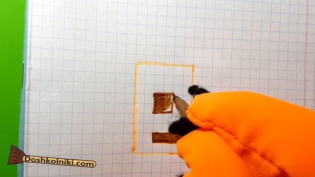 Скворечник ? Легкие рисунки по клеточкам цветные с Котом Баюном для детей смотреть онлайн