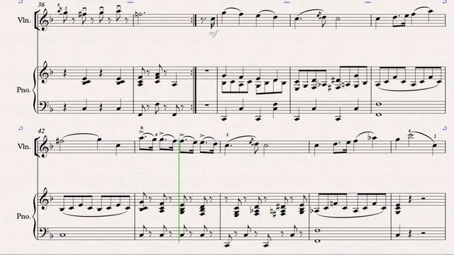 Ш. ДАНКЛЯ. Вариации на тему Пачини. CH. DANKLA. Variations on Pacini's theme.(Скр+Ф-но)/(Vln+P-no) смотреть онлайн