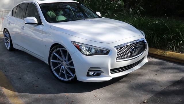 MY FIRST CAR EVER!!! INFINITI Q50 3.7L ON VOSSEN CVT AT 18 YEARS OLD!! смотреть онлайн