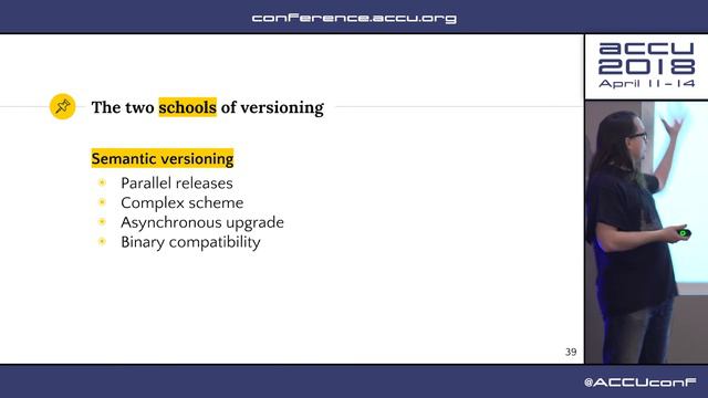 C++ API & ABI versioning - Mathieu Ropert [ACCU 2018] смотреть онлайн
