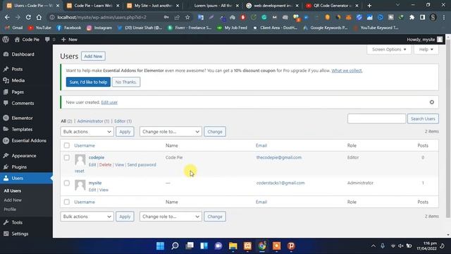 WordPress User Roles and Permission Management | Create Customized User Accounts in WordPress 2022 смотреть онлайн