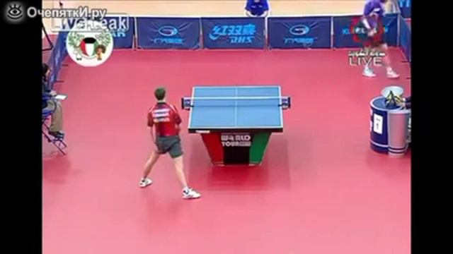 Хитрый приём в пинг понге смотреть онлайн