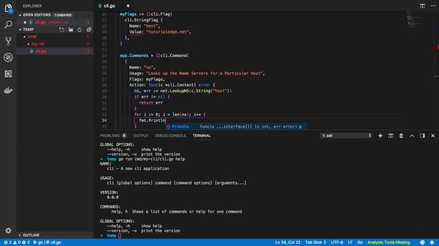 Building a Network Command Line Interface Tool In Go смотреть онлайн