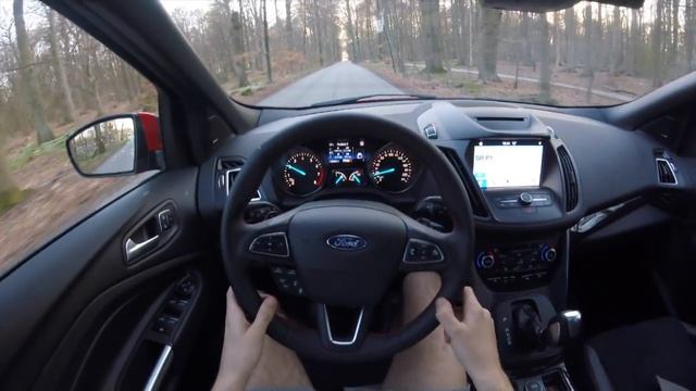 2018 Ford Kuga ST 240 HP - POV Review смотреть онлайн