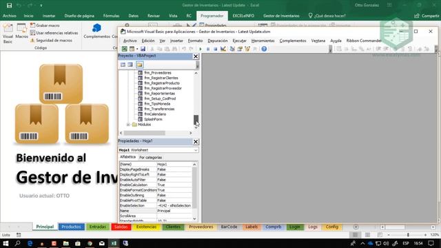 Gestor de Inventarios Parte 32 | Corrigiendo BUG Cinta deshabilitada | VBA Excel 2016 #110 смотреть онлайн