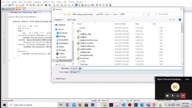 Object Oriented Development with Java || 5th Week Day 4||2021 May 19| смотреть онлайн